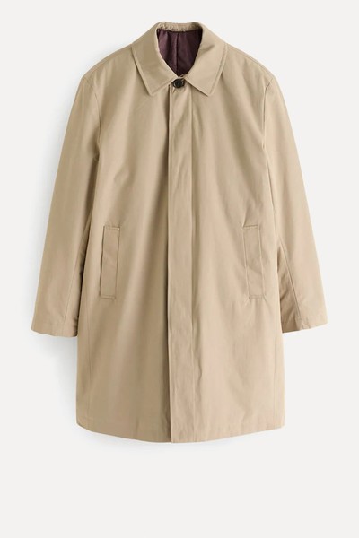 Shower Resistant Padded Trench Coat