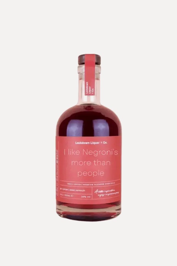 Negroni Bottled Cocktail from Lockdown Liquor & Co.