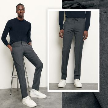 Trousers With Elasticated Waist | £209