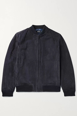 Bryan Suede Bomber Jacket from A.P.C.