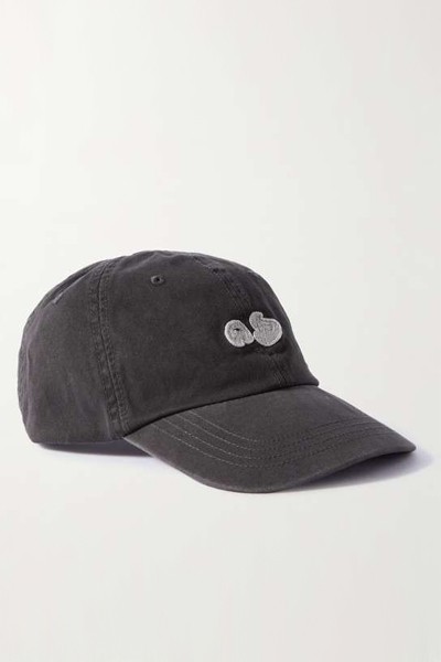  Logo-Appliquéd Garment-Dyed Cotton Baseball Cap from Acne Studios 