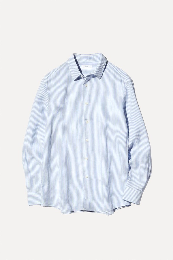 100% Premium Linen Shirt  from Uniqlo