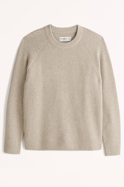 Textured Crew Sweater