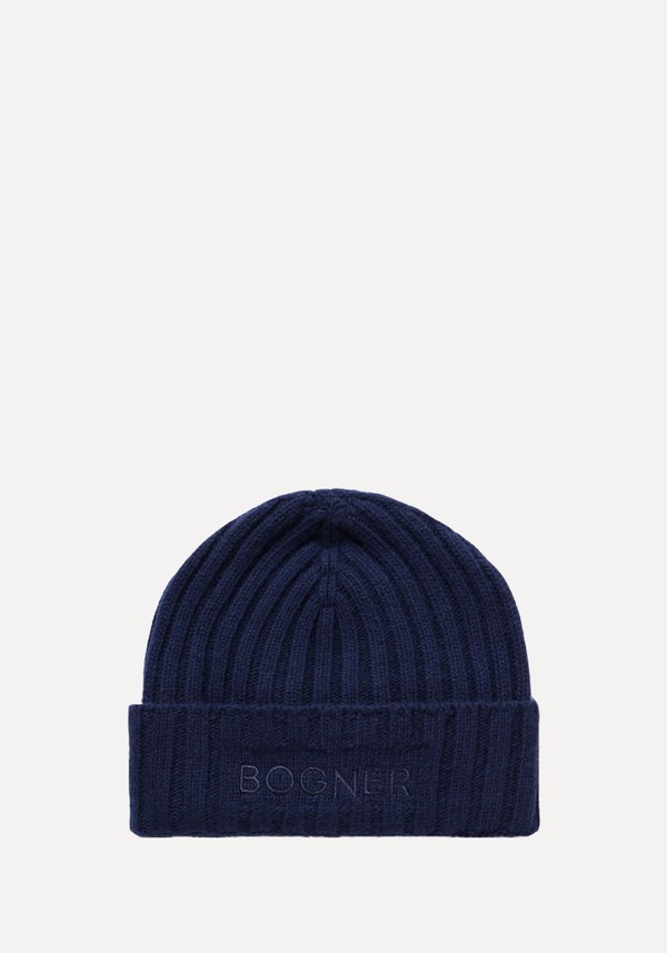 Ribbed Logo Beanie  from Bogner