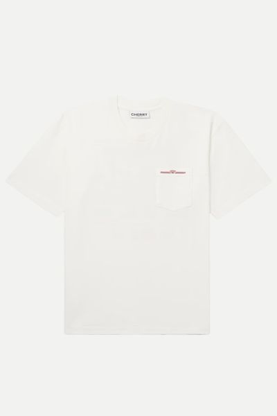 Printed Cotton-Jersey T-Shirt from Cherry Los Angeles