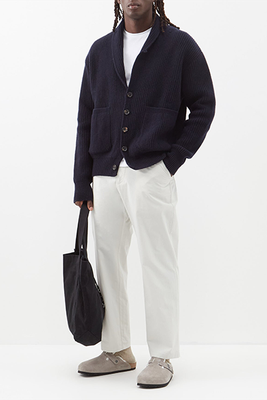 Orkney Shawl-Collar Wool Cardigan from Oliver Spencer
