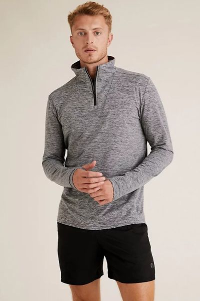 Active Half Zip Long Sleeve Top from M&S