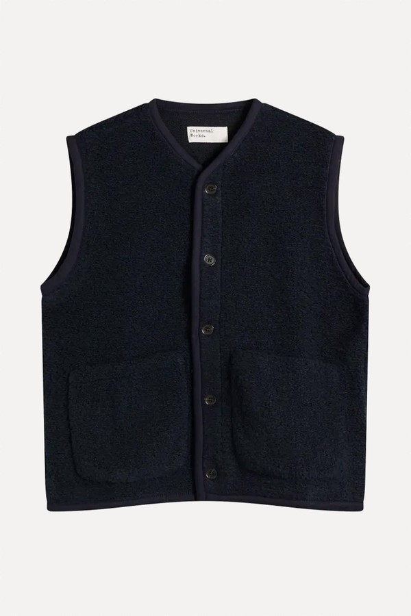 Alvar Fleece Lancaster Gilet from Universal Works