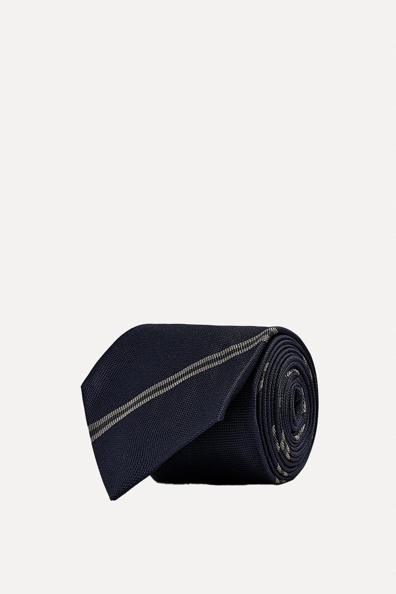Silk Striped Tie