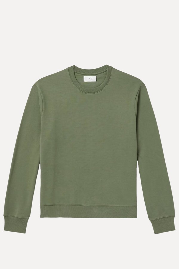 Cotton-Blend Jersey Sweatshirt from Mr P.