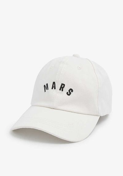 Text-Embroidered Stretch-Cotton Cap from The Future Is On Mars