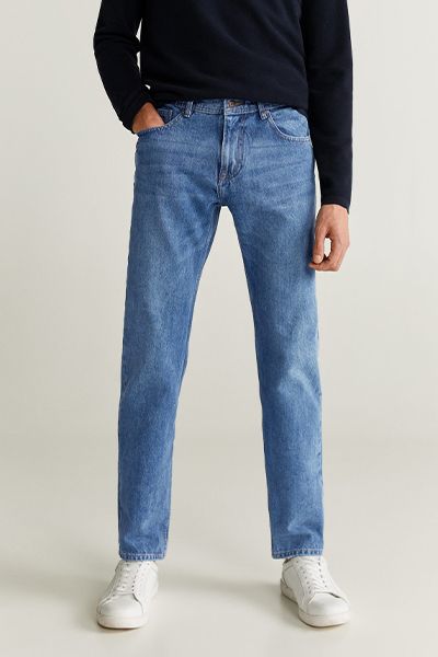 Regular Fit Medium Wash Bob Jeans