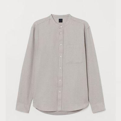 Grandad Shirt Regular Fit from H&M