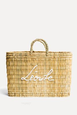 Léoube White Basket Bag from Daylesford Organic 