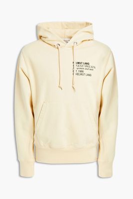 Embroidered Cotton Fleece Hoodie from Helmut Lang