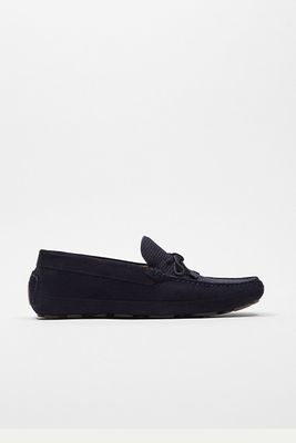 Leather Driving Loafers from Zara