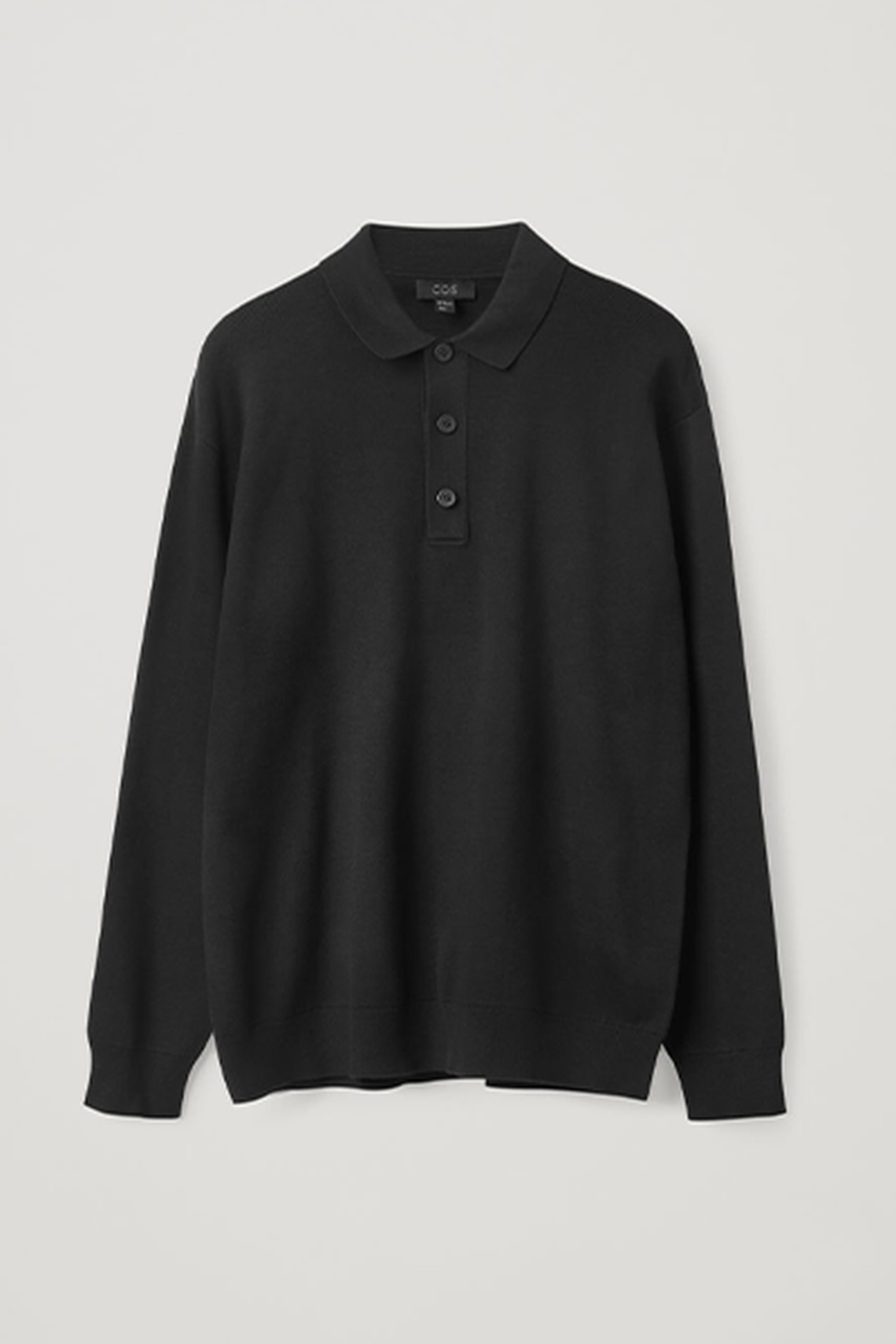 Relaxed-Fit Knitted Polo Shirt from Cos