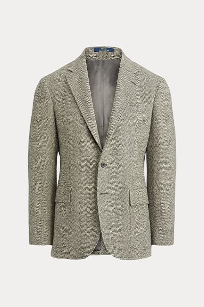 Wool Herringbone Sport Coat