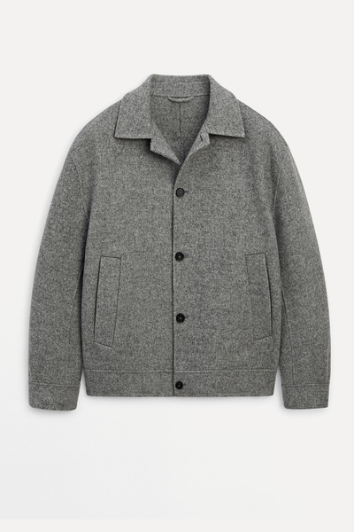 Double-Faced 100% Wool Jacket from Massimo Dutti