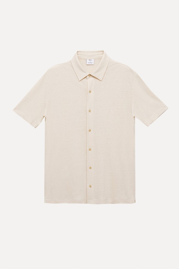 Regular-Fit Linen Shirt