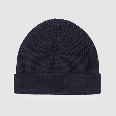 Raff Ribbed Beanie Hat from Reiss