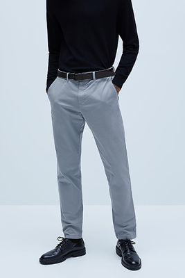 Belted Chino Trousers from Zara