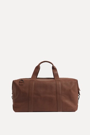 Premium Leather Weekend Bag from Marks & Spencer