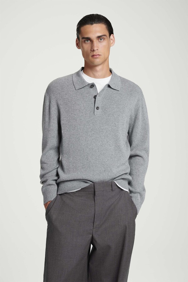 Pure Cashmere Polo Shirt from COS