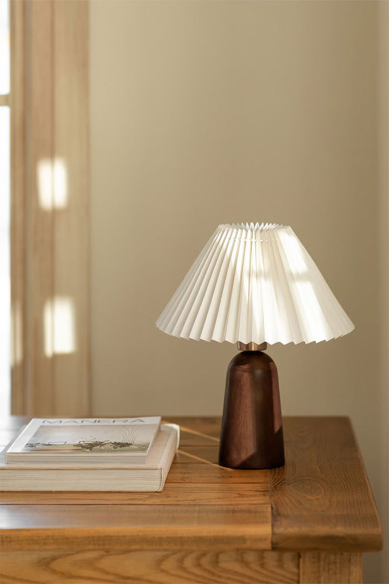 Wooden Table Lamp from Jeremaia