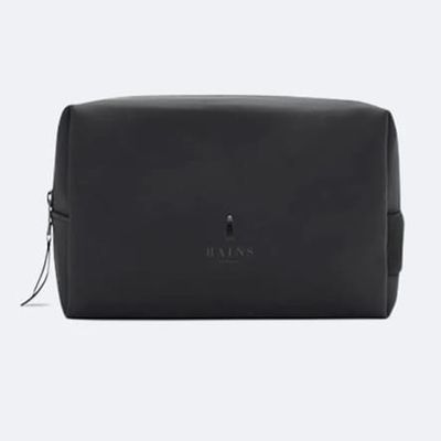 Black Toiletry Bag from Rains
