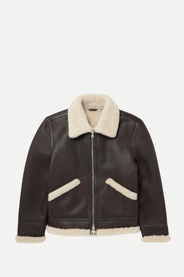 Shearling Aviator Jacket from MR P.