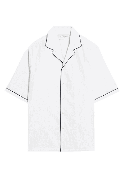 Eren Cotton-Seersucker Shirt from Officine Generale