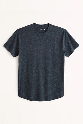 Relaxed Curved Hem Tee