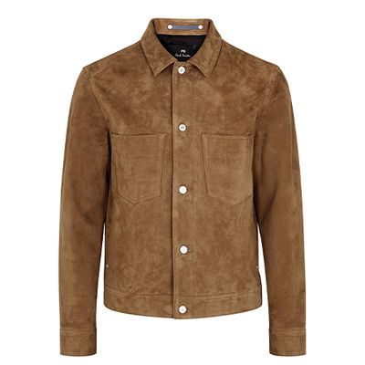 Rider Brown Suede Jacket from Paul Smith