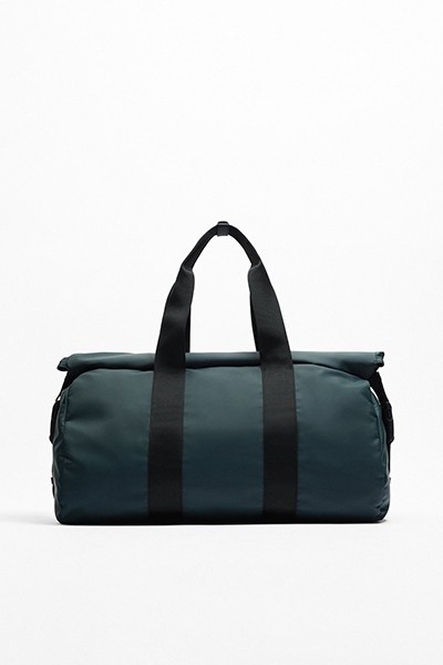 Rubberised Duffle Bag from Zara