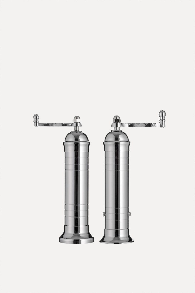 Chrome Salt & Pepper Mill Set from Hudson Home