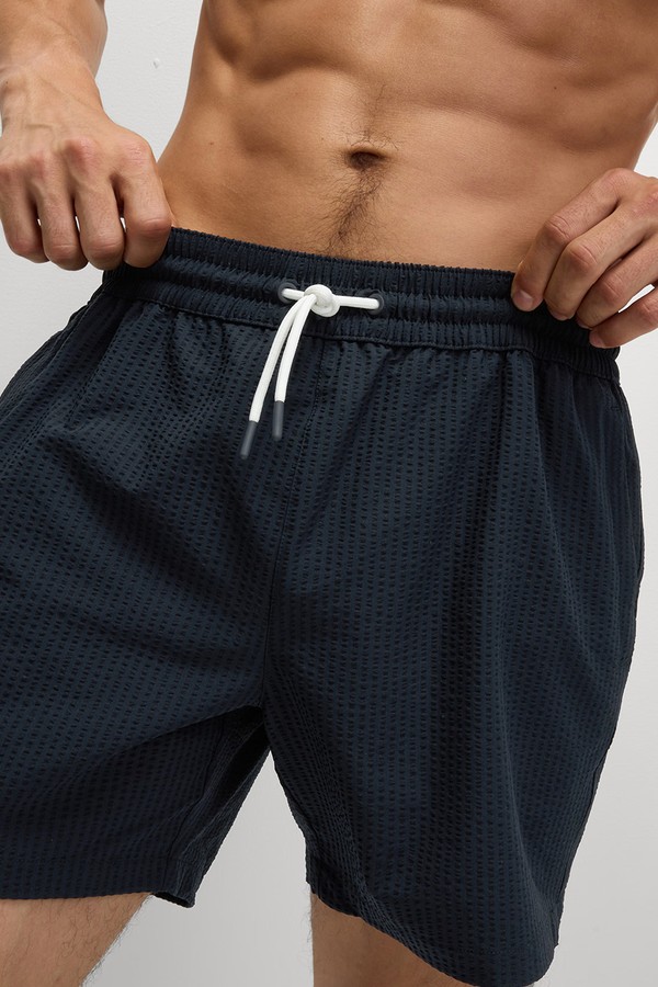 Seersucker Swim Shorts