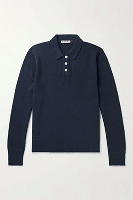 Knitted Polo Shirt from Alex Mill