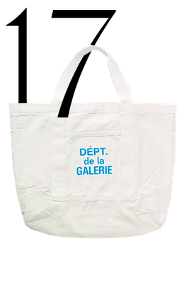 Logo-Print Webbing-Trimmed Cotton-Canvas Tote Bag from Gallery Dept 