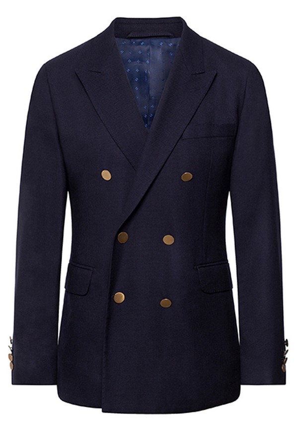 Navy Double-Breasted Blazer from Hackett