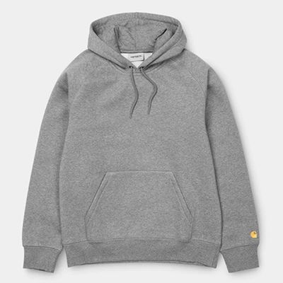 Heather Grey Gold Hooded Chase Hoodie from Carhartt