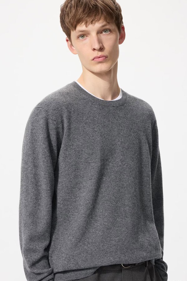 100% Cashmere Crew Neck Jumper from Uniqlo