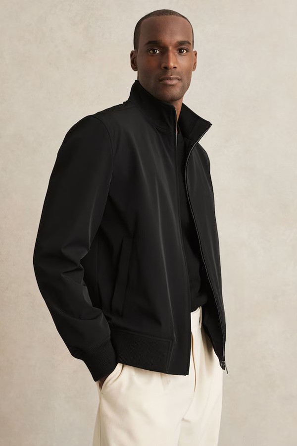 Brad Funnel-Neck Jacket from Reiss