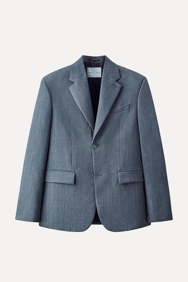 Single Breasted Wool Blend Jacket from H&M Atelier