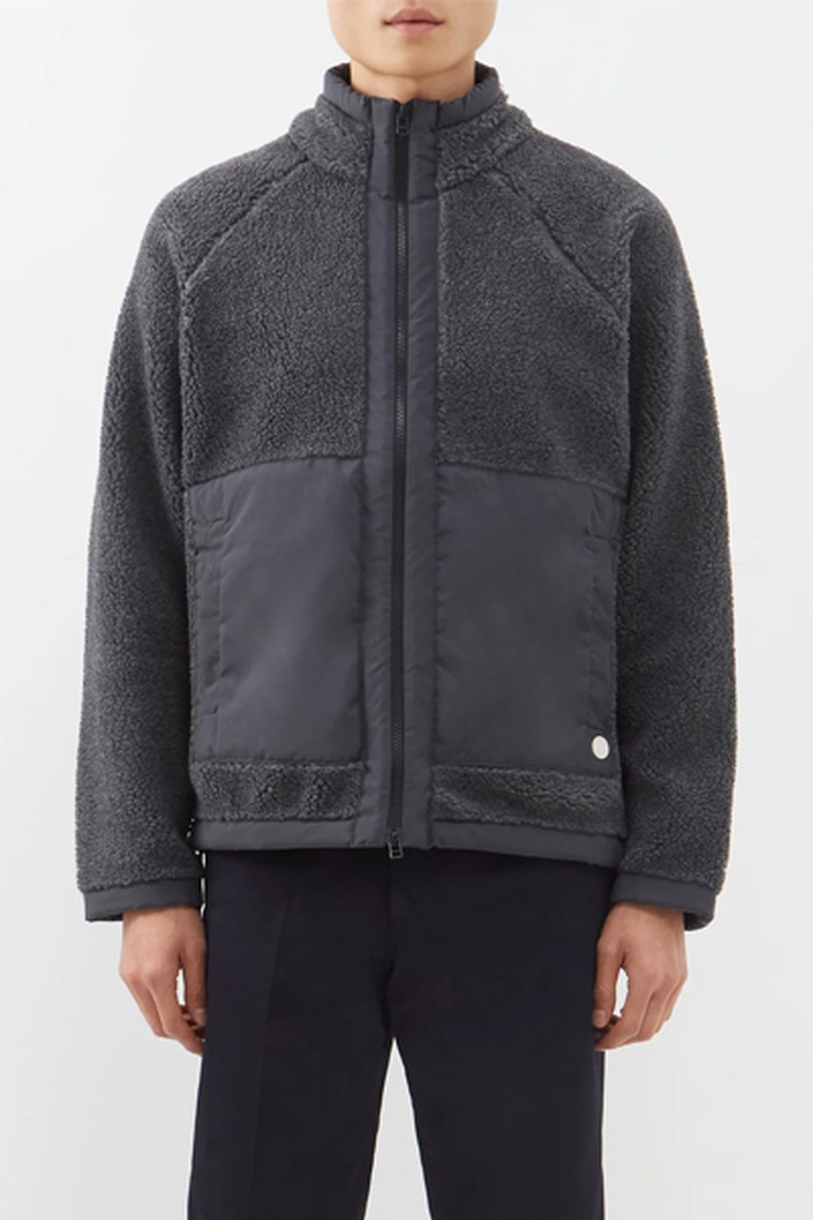 Signal Nylon-Trimmed Fleece Jacket from Folk