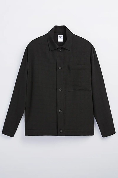 Textured Overshirt from Zara