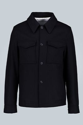 Buttoned Wool-Blend Jacket from AMI