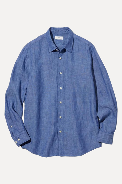 100% Premium Linen Shirt from Uniqlo