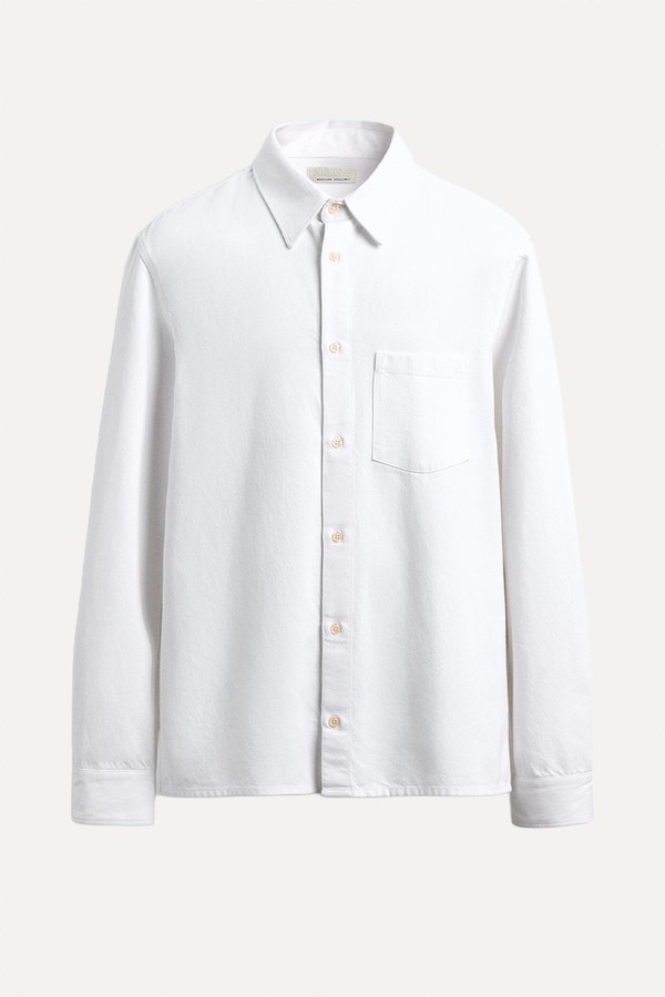Regular Fit Flowing Denim Shirt