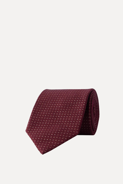 8cm Metallic Silk-Blend Jacquard Tie  from Brioni